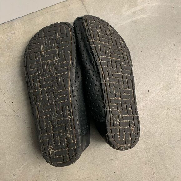 TOTZ SHOES BLACK CORK FLATS SIZE‎ 5.5 - Picture 3 of 5